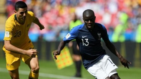 法国4-1逆转澳大利亚：吉鲁双响追平亨利51球纪录